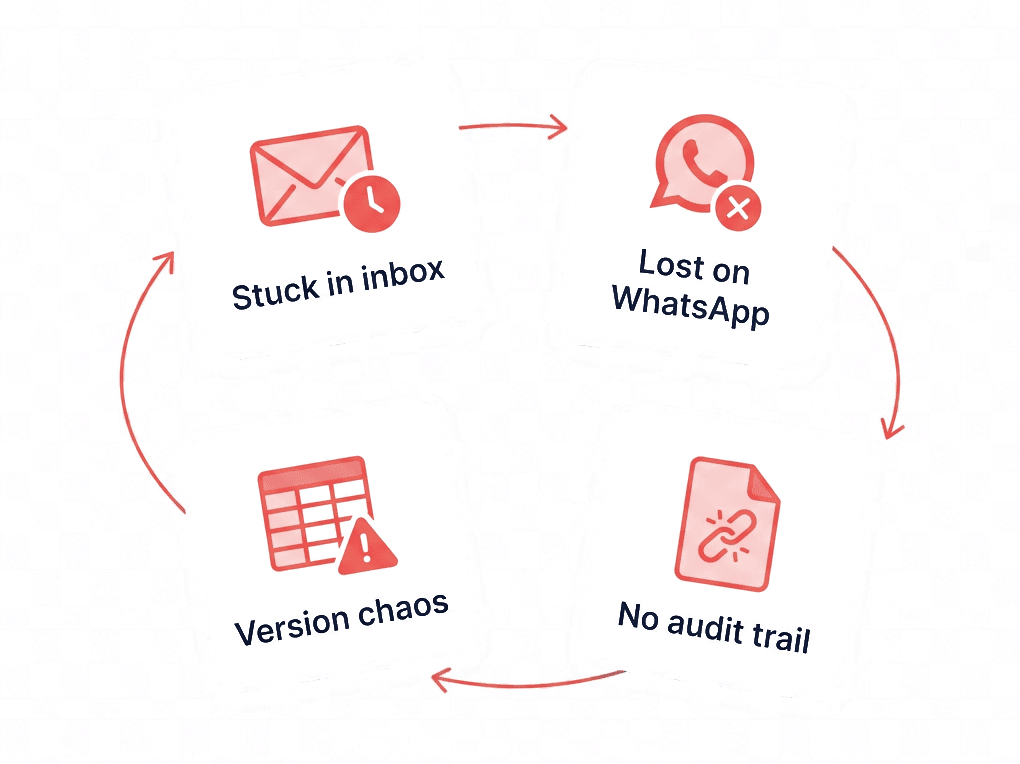 Business process flow problems